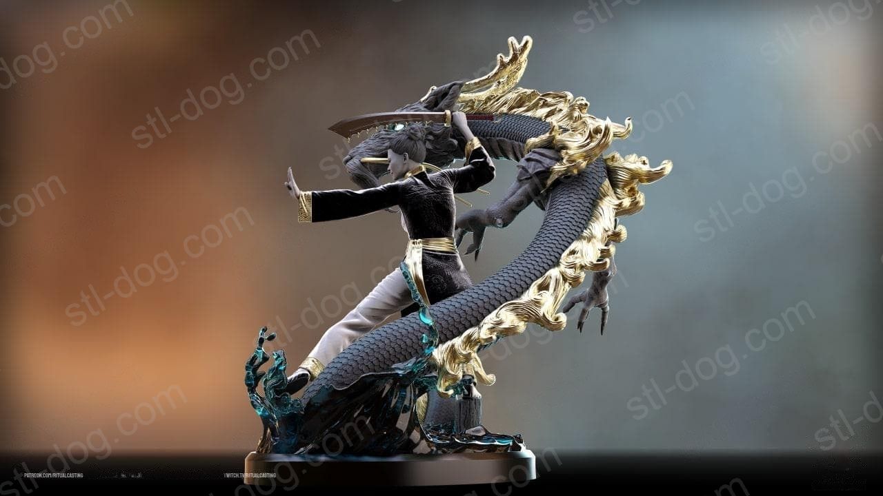 女修 – 东方优雅 3D打印图纸